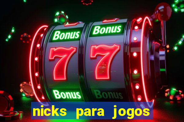 nicks para jogos de tiro